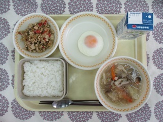 1月26日の学校給食（中学校献立）