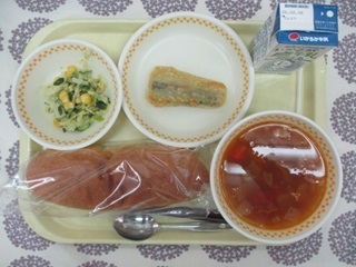 1月29日の学校給食（中学校献立）