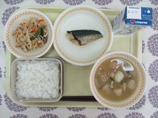 2月6日の学校給食（中学校献立）