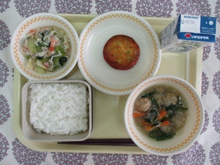 2月9日の学校給食（中学校献立）