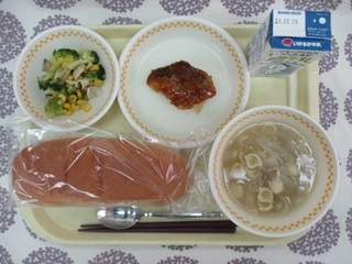 2月12日の学校給食（中学校献立）