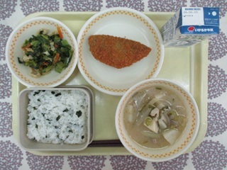 2月16日の学校給食（中学校献立）