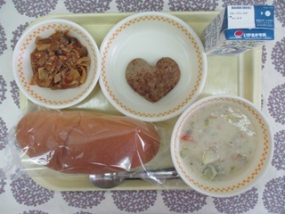 2月24日の学校給食（中学校献立）