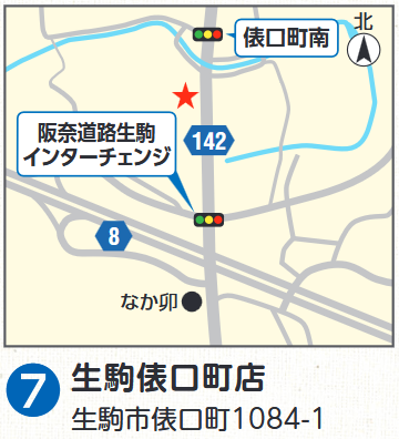ローソン生駒俵口町店 生駒市俵口町1084-1