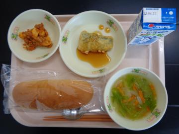 4月14日の学校給食（小学校A献立）の写真