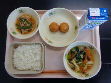 4月16日の学校給食（小学校A献立）の写真