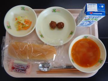 5月7日の学校給食（小学校A献立）の写真