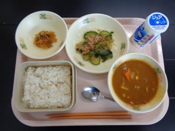 5月13日の学校給食（小学校A献立）の写真
