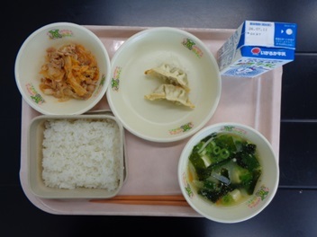 7月3日の学校給食(小学校A献立)の写真