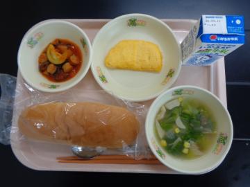 9月3日の学校給食（小学校A献立）の写真