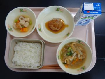 9月4日の学校給食（小学校A献立）の写真