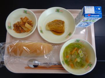 4月9日の学校給食（小学校B献立）の写真