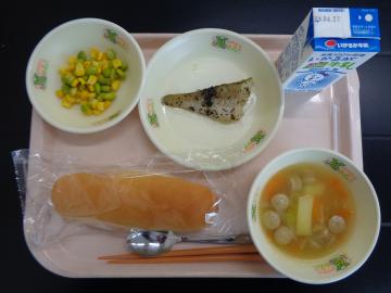 4月14日の学校給食（小学校B献立）の写真