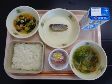 6月1日の学校給食（小学校B献立）の写真