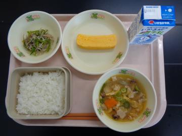 6月8日の学校給食（小学校B献立）の写真