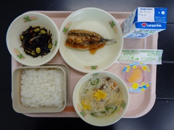7月3日の学校給食（小学校B献立）の写真