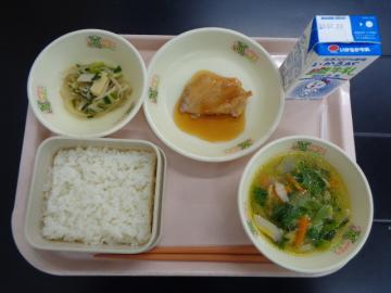 7月13日の学校給食（小学校B献立）の写真