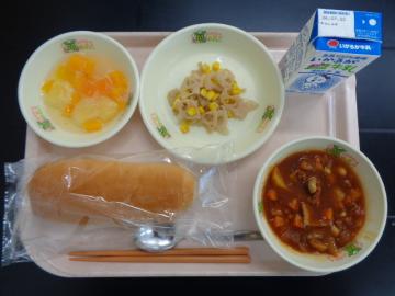 7月14日の学校給食（小学校B献立）の写真