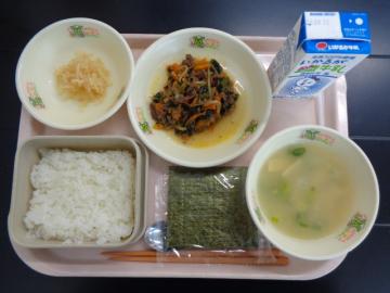 9月4日の学校給食（小学校B献立）の写真
