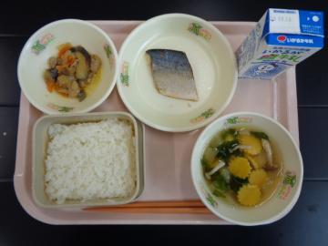 9月7日の学校給食（小学校B献立）の写真