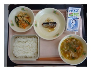 9月10日の学校給食(小学校B献立)の写真