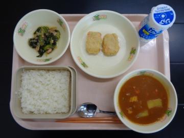 9月11日の学校給食（小学校B献立）の写真