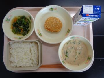 9月14日の学校給食（小学校B献立）の写真