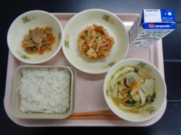9月16日の学校給食（小学校B献立）の写真