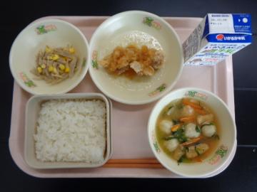 9月30日の学校給食（小学校B献立）の写真