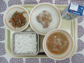 4月15日の学校給食（中学校献立）