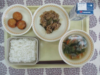 4月16日の学校給食（中学校献立）