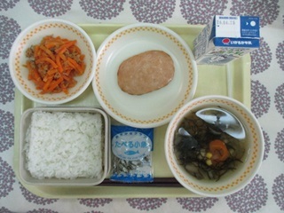 4月17日の学校給食（中学校献立）