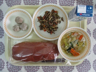 4月21日の学校給食（中学校献立）