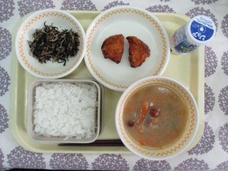 4月22日の学校給食（中学校献立）