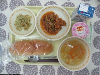 4月23日の学校給食（中学校献立）
