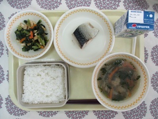 4月24日の学校給食（中学校献立）