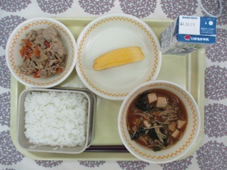4月30日の学校給食（中学校献立）