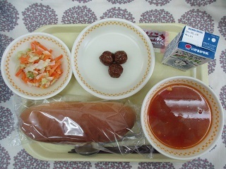 5月7日の学校給食（中学校献立）