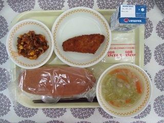5月12日の学校給食（中学校献立）