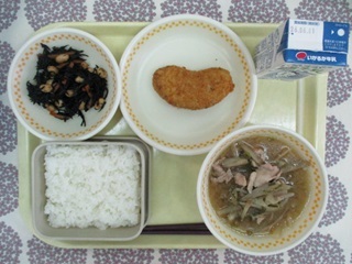 5月25日の学校給食（中学校献立）
