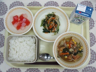 5月27日の学校給食(中学校献立)