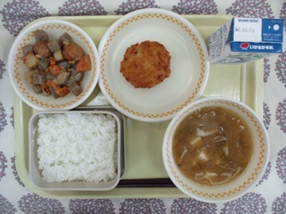 5月29日の学校給食(中学校献立)