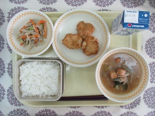 6月1日の学校給食(中学校献立)