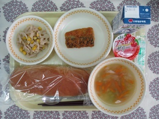 6月4日の学校給食(中学校献立)