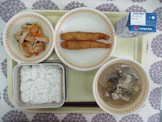 6月5日の学校給食(中学校献立)