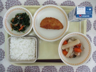6月11日の学校給食(中学校献立)