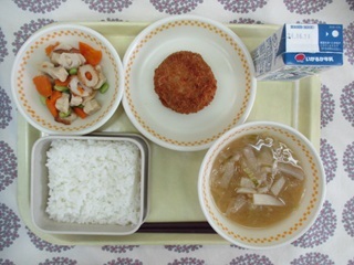 6月12日の学校給食(中学校献立)