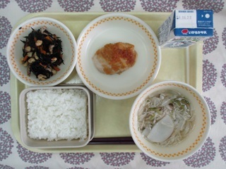 6月15日の学校給食(中学校献立)