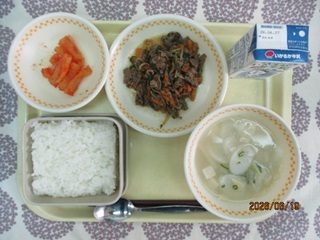 6月19日の学校給食(中学校献立)