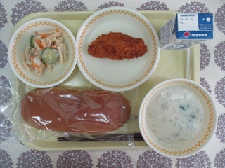 6月23日の学校給食(中学校献立)